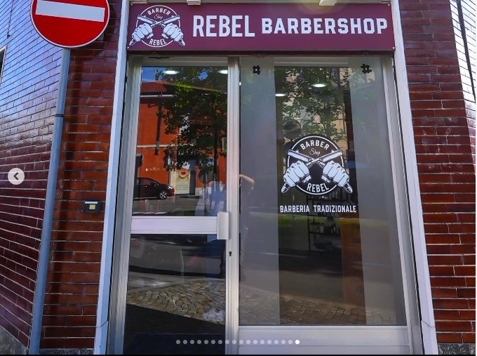 REBEL Barbershop Außenansicht